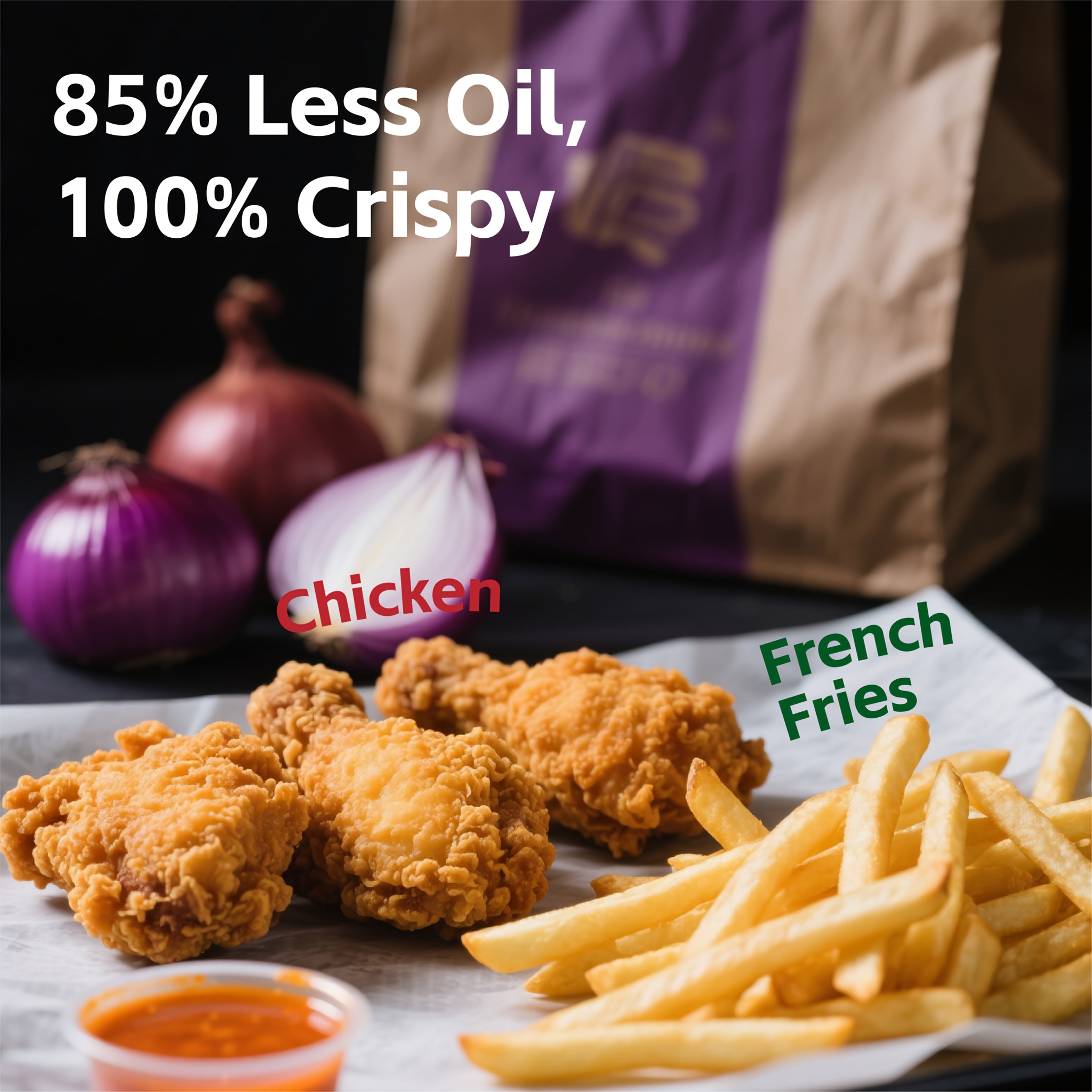 5.8QT Digital Air Fryer with Adjustable Temp &Time for Air Fry, 1400W Roast, Reheat, Easy Cooking for Veggies, Frozen Food, Meats, Lightweight Portable for Office, Dorm, Apartment, Stainless Steel, Kitchen Accessories, Deep Fryer, Kitchen, Air Fryers