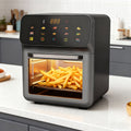 2.64gal Air Fryer for Home Use, Smart Timing Oven, Essential for Family & Friends Gatherings, No Need to Flip, Oil-Free & Low-Fat, Healthy & Crispy, Multi-Functional, Easy to Disassemble & Clean, Quick Cooking, Must-Have for Kitchen Novices